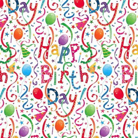 Birthday Gift Wrapping Paper Wrap Roll 2 Sheets Happy Birthday ...