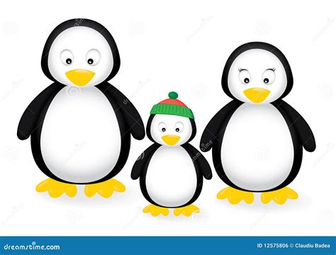 Penguin Family Stock Photo | CartoonDealer.com #319020