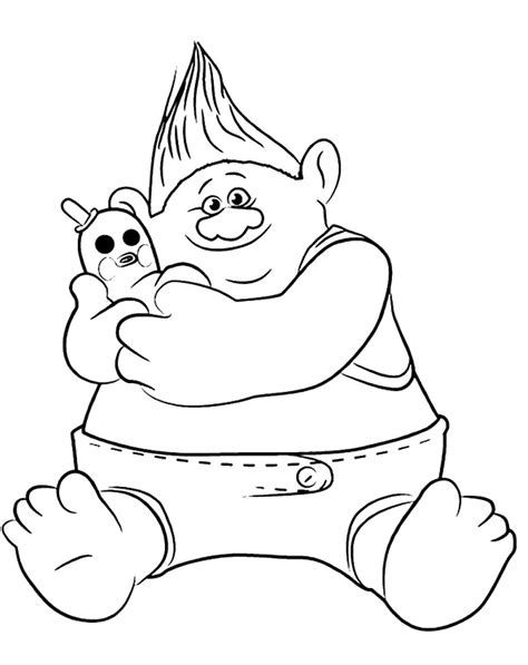 Branch Trolls Coloring Page at GetDrawings | Free download