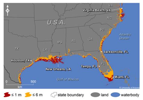 Rising Seas Will Affect Major U.S. Coastal Cities by 2100 | UANews