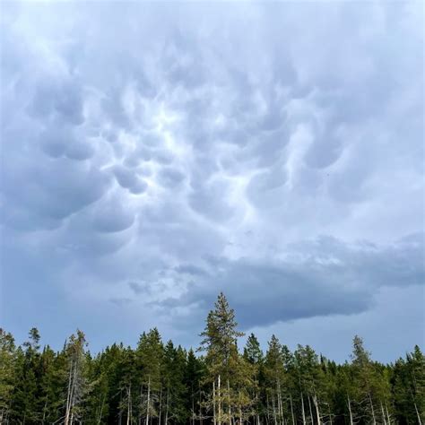 Mammatus clouds are ominous and beautiful