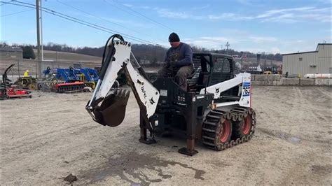 BOBCAT SKID STEER BACKHOE ATTACHMENT For Sale - YouTube