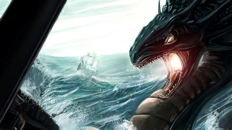 Sea Serpent 5k Wallpaper,HD Artist Wallpapers,4k Wallpapers,Images,Backgrounds,Photos and Pictures