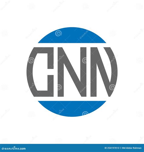 CNN Letter Logo Design On White Background. CNN Creative Initials Circle Logo Concept. Cartoon ...