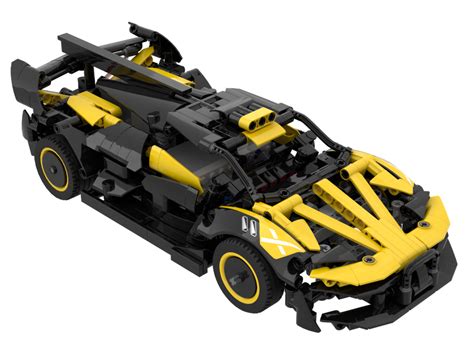 LEGO MOC 42151 Bugatti Bolide TLG RC by mla2 | Rebrickable - Build with ...