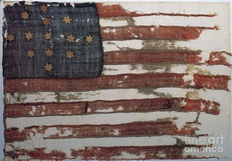 Hulbert Flag Early Us Flag 1776 Photograph by Photo Researchers