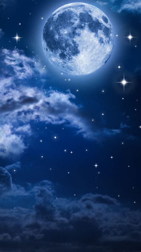 Moon Night Sky Wallpaper Hd - Infoupdate.org