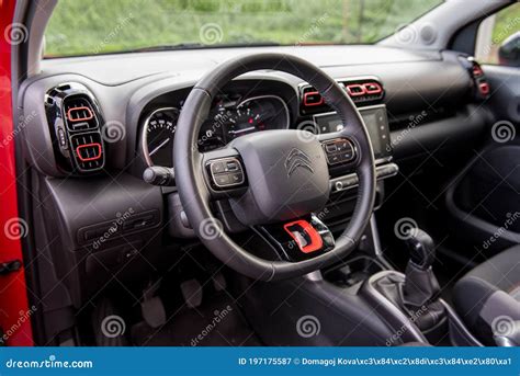 New Citroen C3 Aircross Interior Design Editorial Photography - Image ...