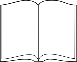 Free Printable Open Book Template - ClipArt Best