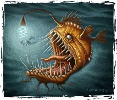 Angler Fish Goes Green- Color | LIFE NEEDS ART