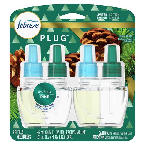 Febreze Odor-Eliminating PLUG Air Freshener Refills, Fresh Cut Pine, 2 count – BrickSeek