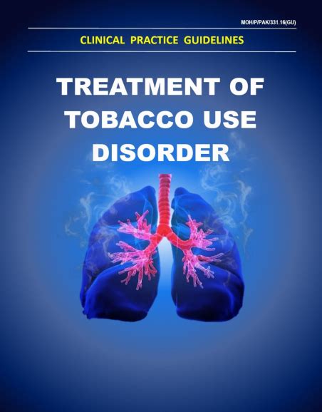 National Cancer Society of Malaysia, Penang Branch: Report : Treatment Of Tobacco Use Disorder