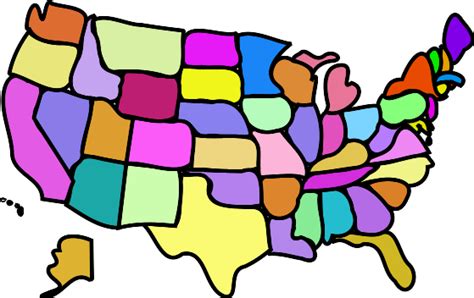 Clip Art United States Map - Cliparts.co