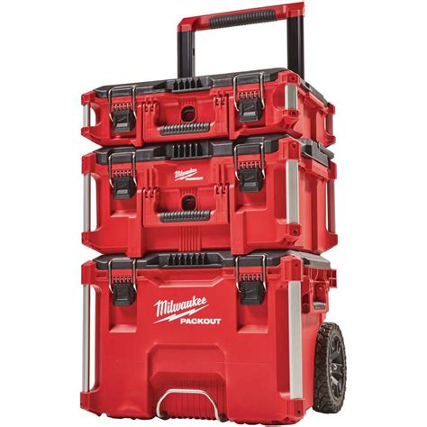 Milwaukee PACKOUT Modular Tool Box Storage System Portable Weather Seal 22 Inch | eBay