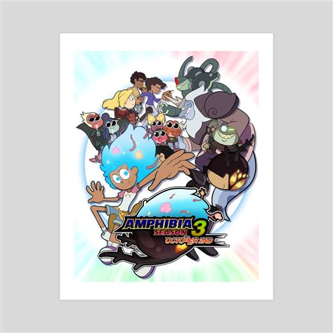 Amphibia Season 3 Poster (Sonic Adventure 2 Battle Homage), an art print by Cynthia Dávila-Chase ...