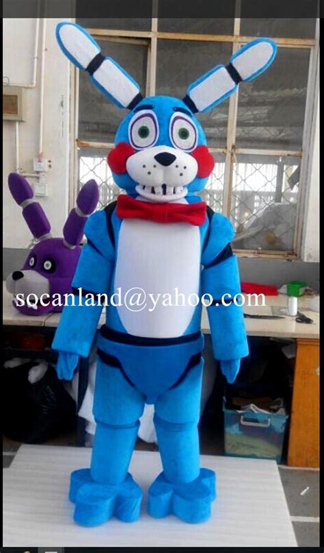 Toy Bonnie Mascot Costume from Five Nights at Freddy's, Toy Bonnie Cosply Costumes for Halloween ...