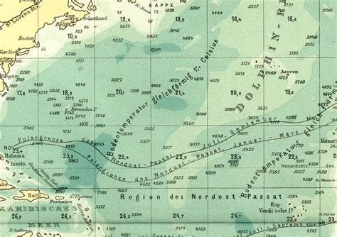 ATLANTIC OCEAN DEPTH RATIOS,Historical Colour Map | I Love Maps | Pinterest | Ocean, Ocean depth ...