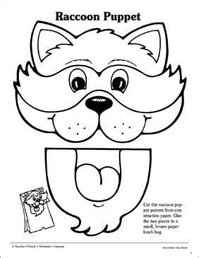 Paper Bag Puppets Printables