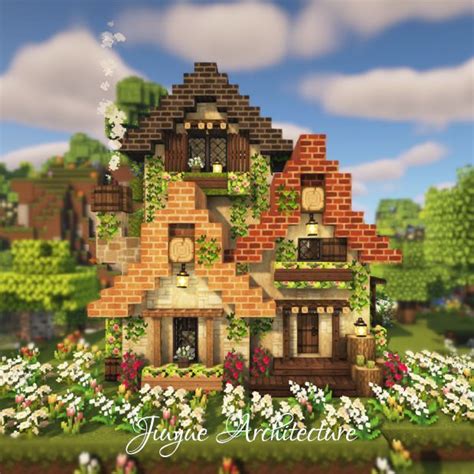 Minecraft Tutorial: How to Build a Fairy Mushroom Cottage | Minecraft ...