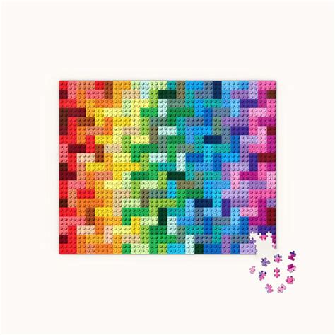 Lego Rainbow Bricks - Premium Puzzles