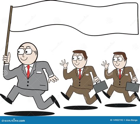 Business Leadership Cartoon Stock Photography - Image: 14902192