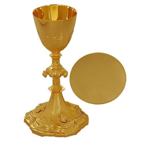 Catholic Chalice and Paten Set – Orthodox Gifts Online