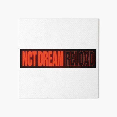 "NCT DREAM Reload logo" Art Board Print for Sale by nurfzr | Redbubble