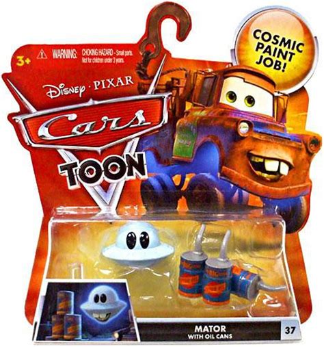 Disney Pixar Cars Cars Toon Main Series Mater with Oil Cans 155 Diecast ...