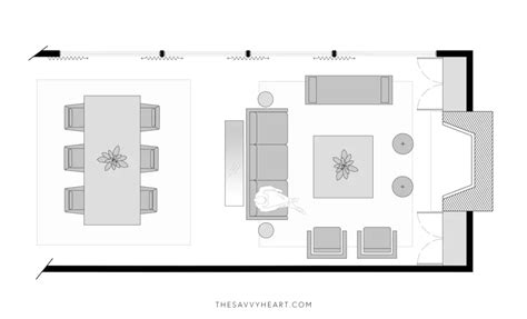 5 Furniture Layout Ideas for a Large Living Room, with Floor Plans ...