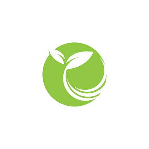 Green leaf logo template Vector icon 10938121 Vector Art at Vecteezy