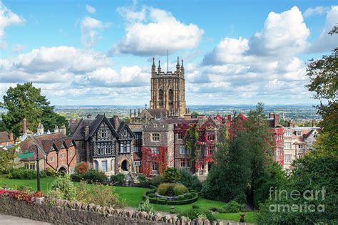 Great Malvern Priory and Abbey Hotel in October Photograph by Tim Gainey - Pixels