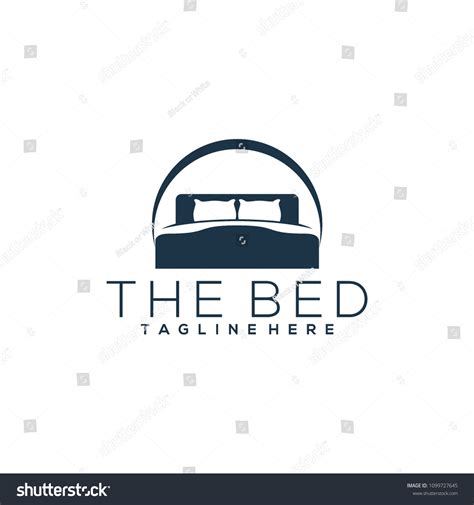 Bed Logo Template Bed Logo Vector Stock Vector (Royalty Free) 1099727645 | Shutterstock