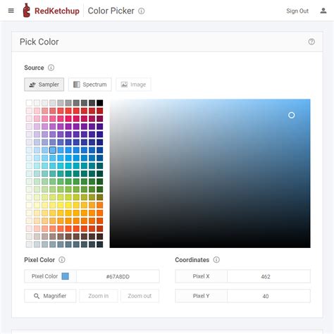 Color Picker | Color from Image, HEX, RGB, HTML | RedKetchup