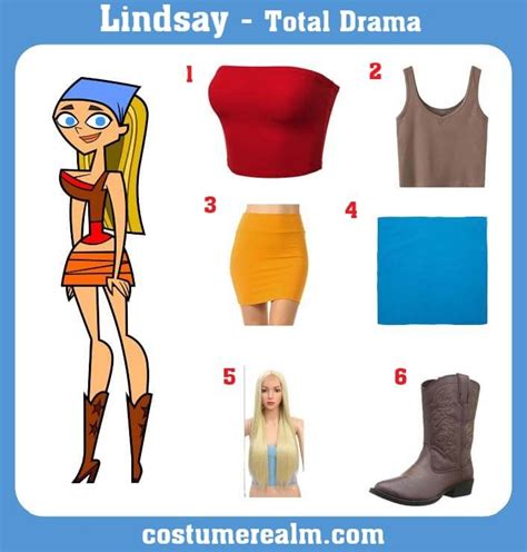 Dress Like Lindsay From Total Drama, Total Drama Lindsay Costume, Cosplay, Halloween Costume ...