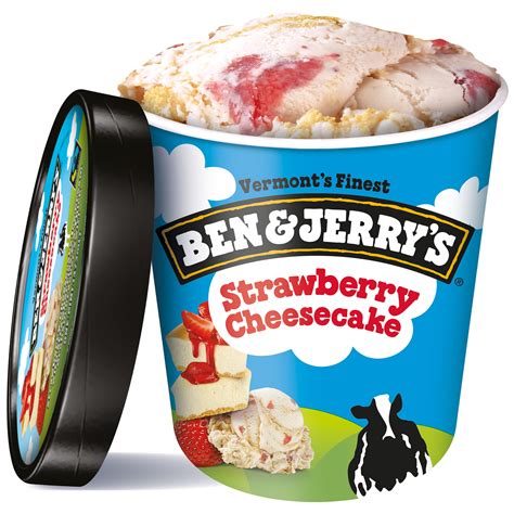 Ben & Jerry's Strawberry Cheesecake Ice Cream, 16 oz - Walmart.com