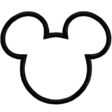 Mickey Mouse Ears Silhouette at GetDrawings | Free download