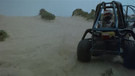 Dune buggy race, Southern California, USA. - Stock Video Footage - Dissolve