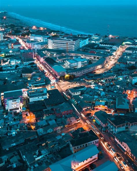 Accra at night, Ghana | Vacation, Ghana, Nice view