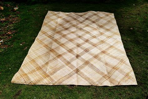 Handwoven mat banig Philippines 6.8ft x 5ft Eco