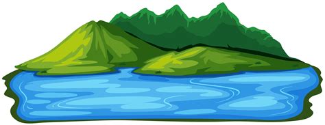 A Beautiful Natural Island Landscape 414195 Vector Art at Vecteezy