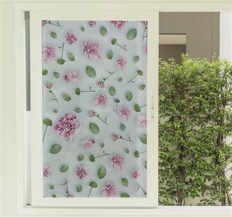 Plants flowers window decal - TenStickers