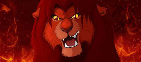 Simba Confronts Scar by DigitalIguana on DeviantArt