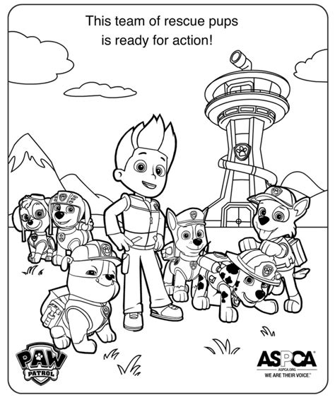 Paw Patrol Coloring Pages - Learny Kids