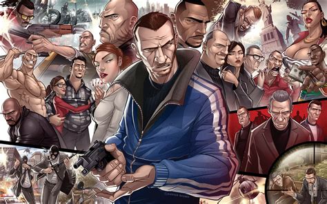 Grand Theft Auto IV Characters Wallpapers | HD Wallpapers | ID #9958