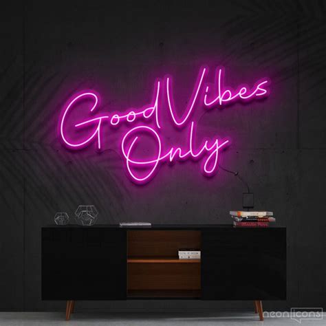 GOOD VIBES ONLY neon sign neon wall sign wall neon sign | Etsy