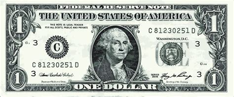 One Dollar Bill PNG Transparent One Dollar Bill.PNG Images. | PlusPNG