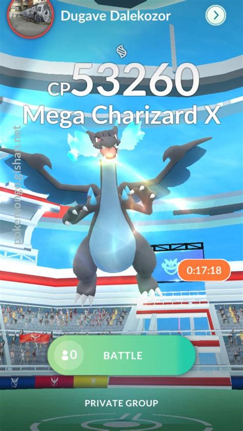 Mega Charizard X Raid Boss - Pokemon Go