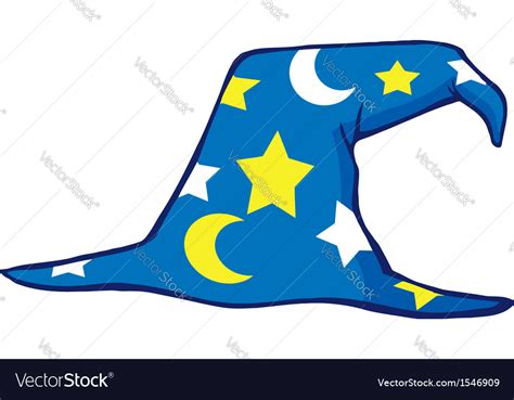 Wizard hat Royalty Free Vector Image - VectorStock