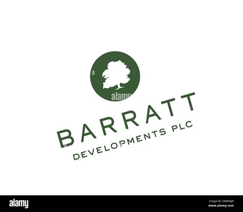 Barratt Developments, Rotated Logo, White Background Stock Photo - Alamy