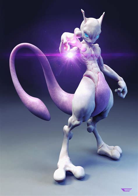 Mewtwo by Entaq on DeviantArt